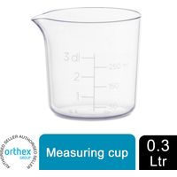 GastroMax Clear Transparent Max Measure Cup With An Easy-to-pour Spout, 0.3l