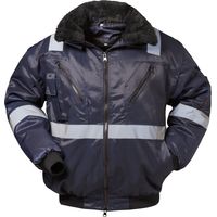 Gr .XS (42/44) ROGNAN PILOTJACKE MIT REFLEXSTREIFEN blau ROGNAN PILOT JACKET