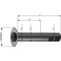 Tschorn Sägeblattaufnahme DIN1835 Form B 63x16mm
