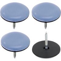Cyclingcolors – Lot de 4 patins glisseurs Téflon 50 mm – À clouer pour protection sol – Réduction des frottements pour meubles – Idéal pour chaises et tables