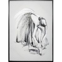 Leinwanddruck Rahmen Tanz 50 x 70 cm atmosphera