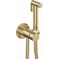 Miscelatore bidet da incasso con doccetta finitura oro KAM-ARTE ORO kamalu