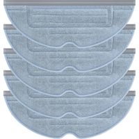 Lot de 5 Serpillères de Rechange pour Aspirateur T7 T7plus S7,Chiffons de Nettoyage pour Aspirateur Roborock S7
