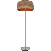 Foot Salon Natalia 1xe27 Nichel/sacco-arancione 164x40x40 Cm