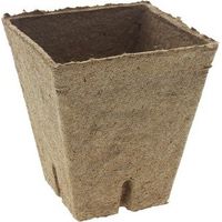 Vaso di Torba Quadrato 6x6 cm