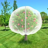 Lot 10 sacs protection arbres fruitiers 3 x 3 m – Fermeture éclair et cordon serrage – Anti-oiseaux, insectes, cerfs – Myrtilliers, pommiers