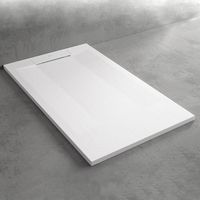 Plato de ducha pizarra SUEZ blanco 70x70 cm
