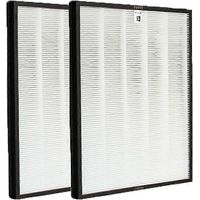 Conjunto de filtros purificadores de aire: HEPA y carbón activado, alta eficiencia.