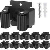 10 Stück Gerätehalter, Besenhalterung Wand, Besenhalter Wand, Gartengerätehalter, Edelstahl Wandhalterung für Wischmopp, Besen, Schaufel, Werkzeuge