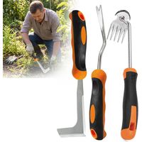 Arrache mauvaise herbes jardinage, outil de désherbage manuel, désherbage en acier inoxydable, désherbeur manuel, inoxydable extracteur de mauvaises herbes extérieur décoration pour jardin