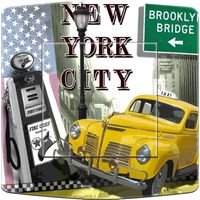 Interrupteur décoré new york 3