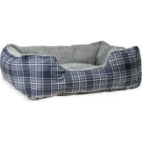 K CAMA PERRO MIRO AZUL OSCURO/GRIS 65X60X20 CM