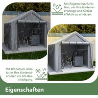 Magasins d'appareils 244x241x217cm, Garage pour vélos, Magasins d'appareils, Tente de garage, Jardin