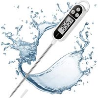 Instant Read Digital Meat Thermometer, Food and Candy Cooking Thermometer, for Oil, Frying, BBQ, Grill, Smoker.