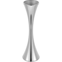 Blumenvase aus Edelstahl, kleine dekorative Vase mit rundem Hals, Blumenständer, 17 cm