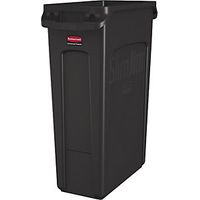Cubo de basura SLIM JIM® capacidad 87 l con conductos de