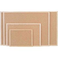magnetoplan Panel de corcho 100 x 60 cm marco de madera