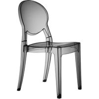 Chaise design, Chaise IGLOO - deco originale Gris Transparent en Plastique, Scab design