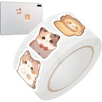 Cartoon Aufkleber lebendige Bastel Sticker Rollen mit