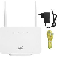 Routeur Wifi 4G Mobile Portable avec Port WAN LAN Supporte Carte SIM pour Windows 110-240V (Plug UE)