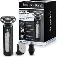 Tagliabordi multifunzione Jean Louis David Kit Grooming 4-in-1 Nero 3 testine