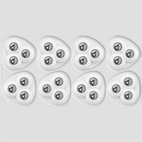 pair Set di 8 mini rotelle universali autoadesive per piccoli elettrodomestici, compatibili con macchine da caffè, friggitrici ad aria, piccoli mobili e contenitori.