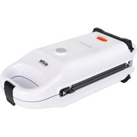 Silva Homeline CM 303 Donut-Maker inkl. wechselbarer Zusatzplatten Weiß, Schwarz