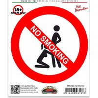 Adesivi Stickers Standard No Smoking 10 x 12 cm
