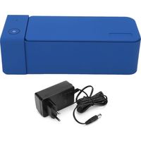 Nettoyeur à ultrasons Mini 600ml 50kHz Cuve ultrasonique MK186 Bleu Prise UE 220‑240V