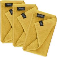 SCHÖNER WOHNEN Gästehandtuch SENSE - 3er Set 30x50 cm, Gelb