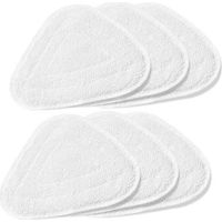 Packung mit 6 Ersatzbezügen für Dampfmopp-Zubehörtücher, Mikrofaser-Dampfmopp-Zubehör kompatibel mit Vileda Steam, maschinenwaschbar.
