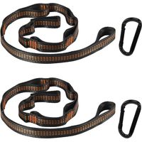 Store 2 Pack Hammock Straps 2M Camping Outdoor Tree Yoga Swing Hanging System with 2 Carabiners