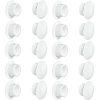 Cyclingcolors – Lot de 20 cache trou bouchon plastique 15mm blanc RAL 9010 – Pour finition soignée – Compatible avec murs et meubles