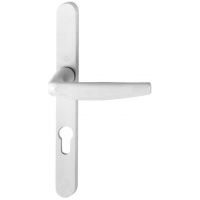 Atlanta 1530/300LMSGL juego de puertas de chapa estrecha HOPPE Entr.195mm Marfil claro Llave i - espesor 68/77 - 3305125