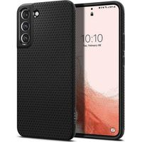 Custodia Spigen Liquid Air nera per Samsung Galaxy S22.