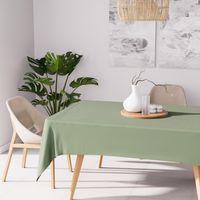 Nappe anti-tâches rectangle 160x270 cm ALIX kaki , par Soleil d'Ocre