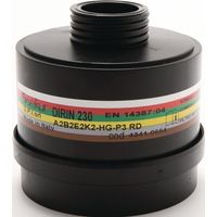 Filtre combiné à plusieurs plages DIRIN 230 EN 14387 A2 B2 E2 K2 Hg-P3