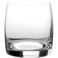 Zafferano Set 6 Tumbler Riverberi in Vetro Soffiato Trasparente 29 cl, Design Elegante e Raffinato per Tavole di Classe, Ideale per Bevande e Cocktail