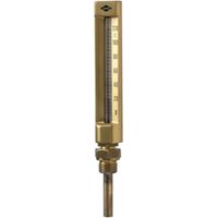 Maschinenthermometer Fig. 42 NG 110x63 mm G 1/2"A gerade 0-120C