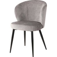CASA COLLECTION SEDIA EVELYN TESSUTO GRIGIO