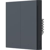 Aqara Smart Wall Switch H1 With Neutral Double Rocker grau HomeKit
