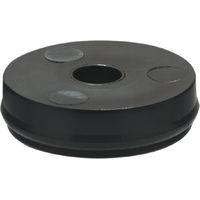 QuickClick Basic zum Anschrauben ø 14mm, Höhe 4 mm, Kunststoff schwarz