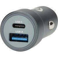 Nedis Auto-Ladegerät / 48 W / 1.5 / 2.0 / 3.0 A / Anzahl der Ausgänge: 2 / Port Type: USB-A / USB-C™ / Automatische Spannungswahl
