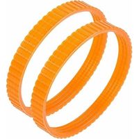 Lot de 2 courroies d'entraînement pour rabot 1900B Orange 9,6 mm