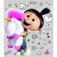 Sticker Geant Agnes Licorne Les Minions