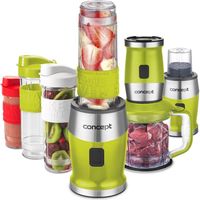 Concept - Batidora de vaso Fresh&Nutri, con accesorios, verde sm3393