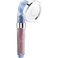 Pommeau de douche spa avec jet réglable à 3 vitesses, grand modèle bleu