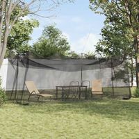 vidaXL Filet Anti-Moustiques de Jardin 156 Maille Noir 3 x 6 x 2,5 m