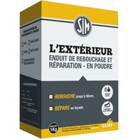 BEMR BMLEX01 ENDUIT SIM L'EXTERIEUR EN 1 KG, BLANC