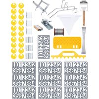 Juego de herramientas para apicultura: alambre, tensor, correa, números de colmena - 45 piezas.